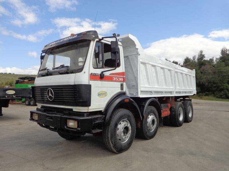 Mercedes-Benz SK 3538 Mercedes Benz 3538K8X4 Meiller Kipper-Sold - Billenőplatós teherautó: 1 kép. Mercedes-Benz SK 3538 Mercedes Benz 3538K8X4 Meiller Kipper-Sold - Billenőplatós teherautó: 1 kép.