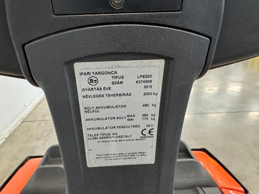 Toyota 10792 LPE 200 - Elektromos targonca: 4 kép. Toyota 10792 LPE 200 - Elektromos targonca: 4 kép.
