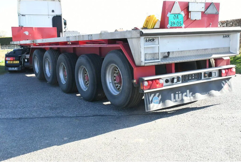 LUECK SPR75/5 5 achse BALLAST TRAILER 3x STEERAXLE!! - Platós félpótkocsi: 4 kép. LUECK SPR75/5 5 achse BALLAST TRAILER 3x STEERAXLE!! - Platós félpótkocsi: 4 kép.