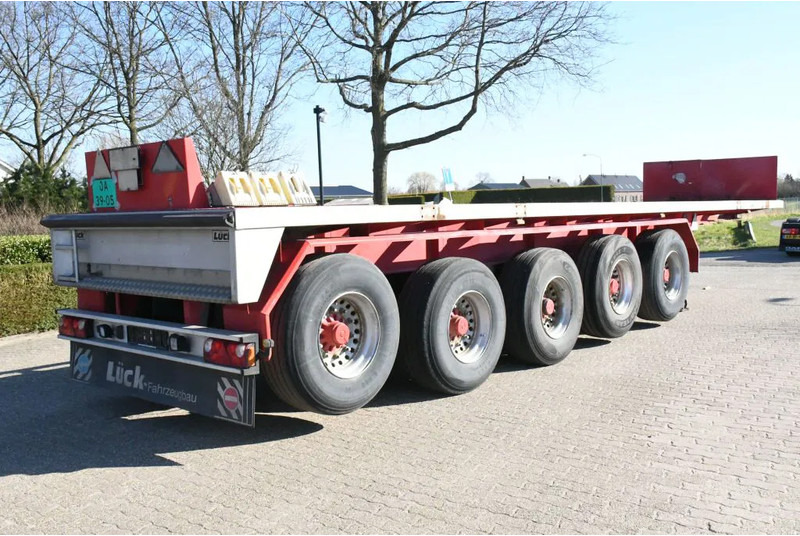 LUECK SPR75/5 5 achse BALLAST TRAILER 3x STEERAXLE!! - Platós félpótkocsi: 5 kép. LUECK SPR75/5 5 achse BALLAST TRAILER 3x STEERAXLE!! - Platós félpótkocsi: 5 kép.