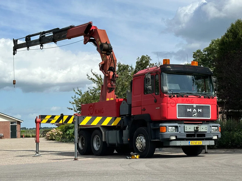 MAN F16 25.502 V10 PALFINGER PK52000 52TM CRANE/GRUE/WINCH!! ELECTRO PACK!!6x4!! - Darus autó: 1 kép. MAN F16 25.502 V10 PALFINGER PK52000 52TM CRANE/GRUE/WINCH!! ELECTRO PACK!!6x4!! - Darus autó: 1 kép.