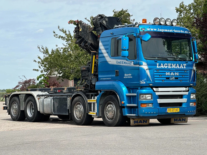 MAN TGA 35.440 8x2 HIAB 37TM!!RADIO REMOTE/CONTAINER SYSTEM! - Teherautó - kábelrendszer, Darus autó: 2 kép. MAN TGA 35.440 8x2 HIAB 37TM!!RADIO REMOTE/CONTAINER SYSTEM! - Teherautó - kábelrendszer, Darus autó: 2 kép.