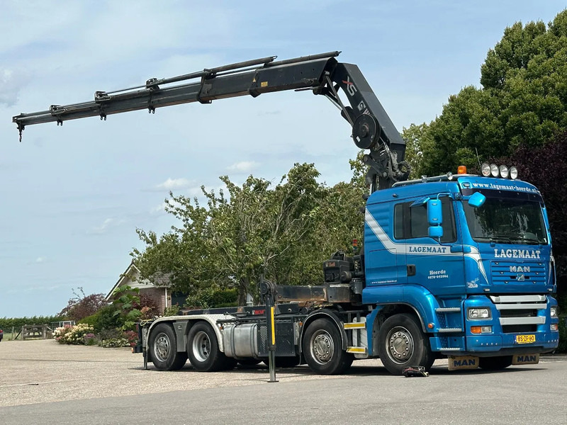 MAN TGA 35.440 8x2 HIAB 37TM!!RADIO REMOTE/CONTAINER SYSTEM! - Teherautó - kábelrendszer, Darus autó: 3 kép. MAN TGA 35.440 8x2 HIAB 37TM!!RADIO REMOTE/CONTAINER SYSTEM! - Teherautó - kábelrendszer, Darus autó: 3 kép.