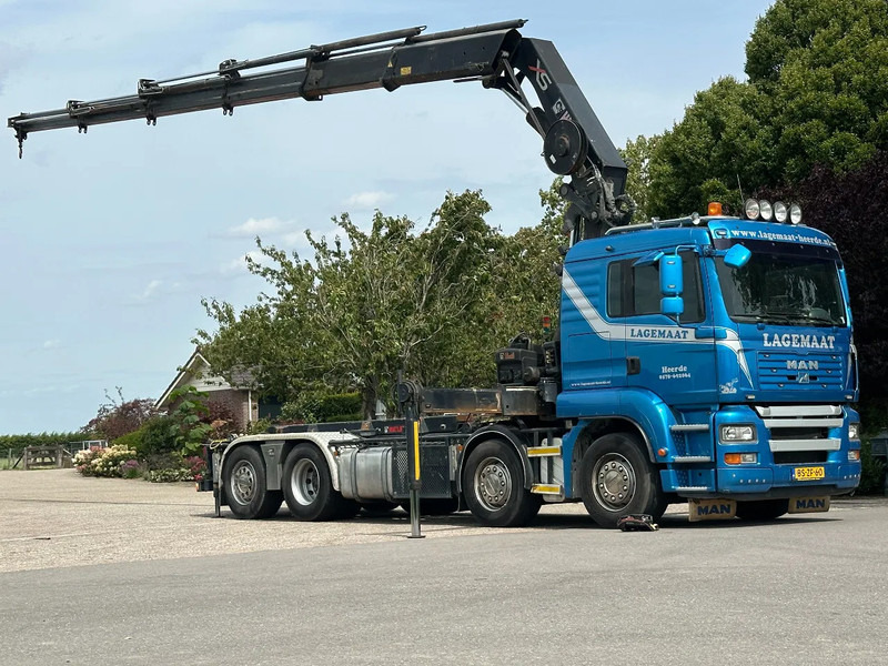 MAN TGA 35.440 8x2 HIAB 37TM!!RADIO REMOTE/CONTAINER SYSTEM! - Teherautó - kábelrendszer, Darus autó: 1 kép. MAN TGA 35.440 8x2 HIAB 37TM!!RADIO REMOTE/CONTAINER SYSTEM! - Teherautó - kábelrendszer, Darus autó: 1 kép.