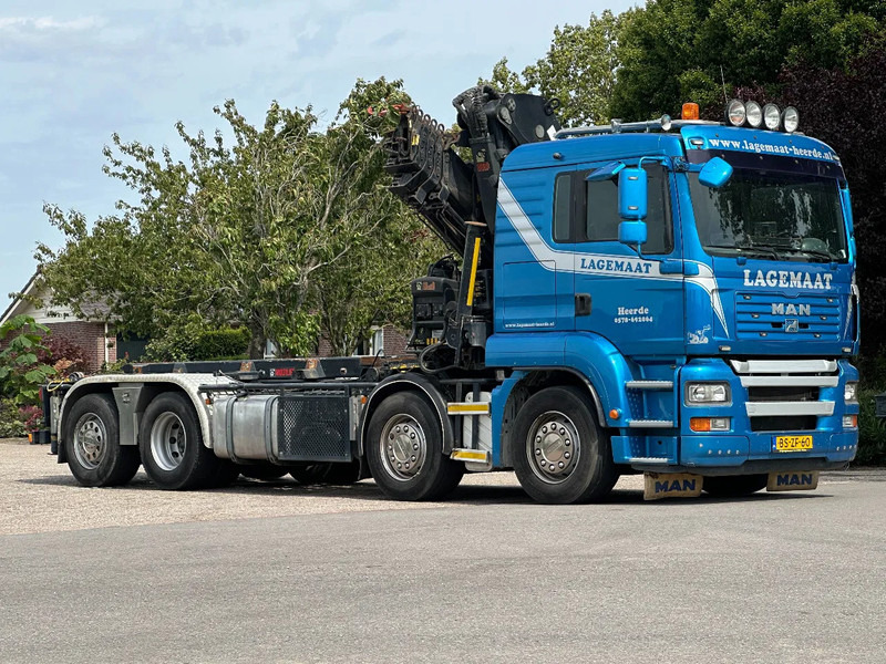 MAN TGA 35.440 8x2 HIAB 37TM!!RADIO REMOTE/CONTAINER SYSTEM! - Teherautó - kábelrendszer, Darus autó: 4 kép. MAN TGA 35.440 8x2 HIAB 37TM!!RADIO REMOTE/CONTAINER SYSTEM! - Teherautó - kábelrendszer, Darus autó: 4 kép.