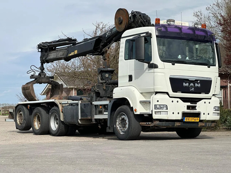MAN TGS 35.400 8X4 !!TRIPLE!! 24tm KRAAN/HAAKARM!!RADIO REMOTE!! - Horgos rakodó teherautó, Darus autó: 4 kép. MAN TGS 35.400 8X4 !!TRIPLE!! 24tm KRAAN/HAAKARM!!RADIO REMOTE!! - Horgos rakodó teherautó, Darus autó: 4 kép.