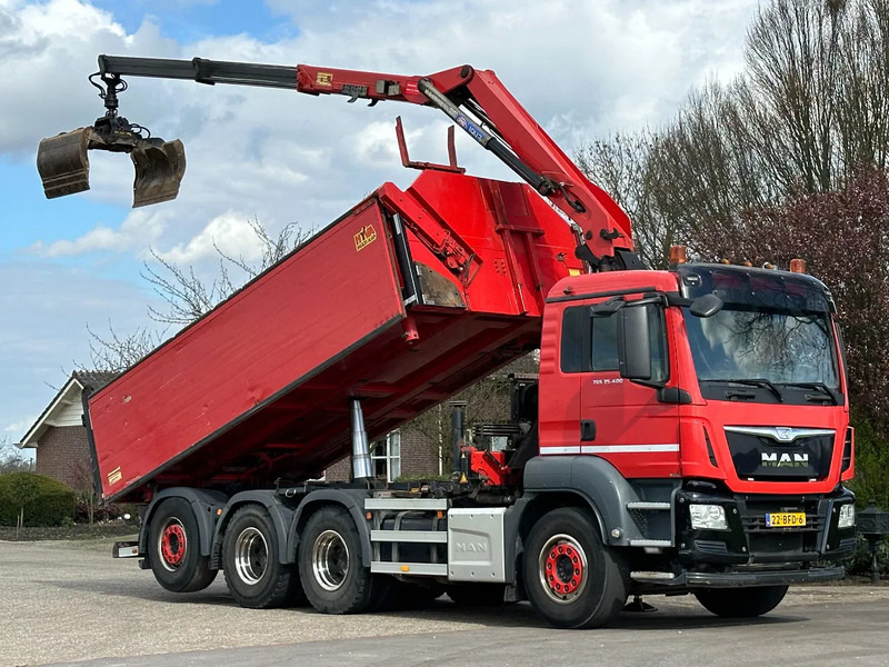 MAN TGS 35.400 8X4 TRIPLE!! EURO6!! Z-KRAAN/KIPPER!!TOP!! - Billenőplatós teherautó, Darus autó: 1 kép. MAN TGS 35.400 8X4 TRIPLE!! EURO6!! Z-KRAAN/KIPPER!!TOP!! - Billenőplatós teherautó, Darus autó: 1 kép.