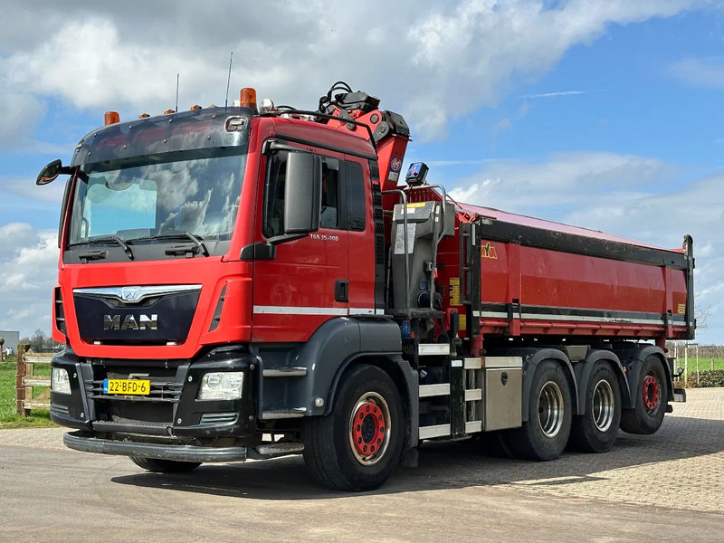 MAN TGS 35.400 8X4 TRIPLE!! EURO6!! Z-KRAAN/KIPPER!!TOP!! - Billenőplatós teherautó, Darus autó: 4 kép. MAN TGS 35.400 8X4 TRIPLE!! EURO6!! Z-KRAAN/KIPPER!!TOP!! - Billenőplatós teherautó, Darus autó: 4 kép.