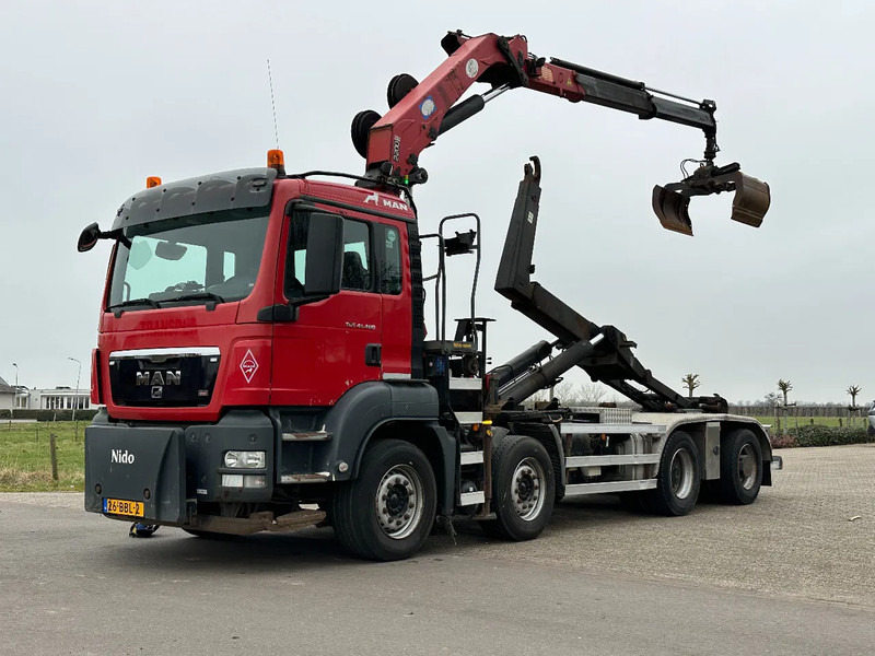 MAN TGS 41.400 8X4 WIDESPREAD!!HMF 22TM KRAAN/HAAK!!TOP!! - Horgos rakodó teherautó, Darus autó: 5 kép. MAN TGS 41.400 8X4 WIDESPREAD!!HMF 22TM KRAAN/HAAK!!TOP!! - Horgos rakodó teherautó, Darus autó: 5 kép.
