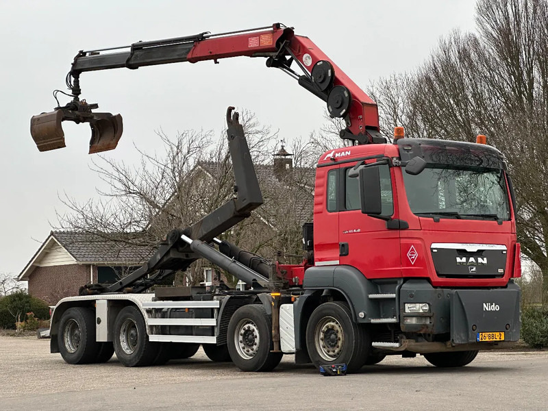 MAN TGS 41.400 8X4 WIDESPREAD!!HMF 22TM KRAAN/HAAK!!TOP!! - Horgos rakodó teherautó, Darus autó: 1 kép. MAN TGS 41.400 8X4 WIDESPREAD!!HMF 22TM KRAAN/HAAK!!TOP!! - Horgos rakodó teherautó, Darus autó: 1 kép.
