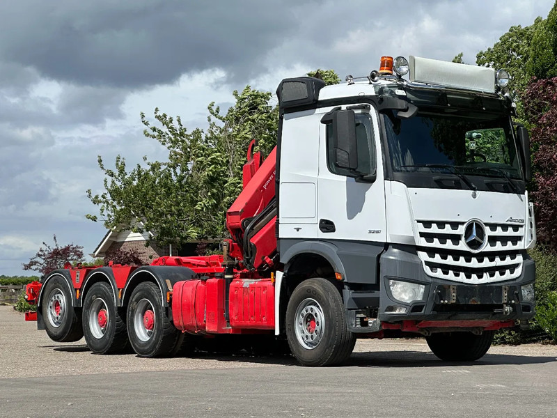 Mercedes-Benz Arocs 3251 8x4 TRIPLE!!26TM KRAAN/HAAK!!EURO6!!TOP! - Horgos rakodó teherautó, Darus autó: 3 kép. Mercedes-Benz Arocs 3251 8x4 TRIPLE!!26TM KRAAN/HAAK!!EURO6!!TOP! - Horgos rakodó teherautó, Darus autó: 3 kép.