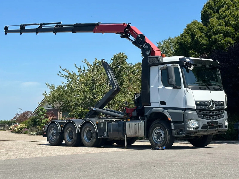 Mercedes-Benz Arocs 3251 8x4 TRIPLE!!28TM KRAAN/HAAK!!EURO6!!TOP! ZERO EMISSIE 2030!! - Horgos rakodó teherautó, Darus autó: 1 kép. Mercedes-Benz Arocs 3251 8x4 TRIPLE!!28TM KRAAN/HAAK!!EURO6!!TOP! ZERO EMISSIE 2030!! - Horgos rakodó teherautó, Darus autó: 1 kép.