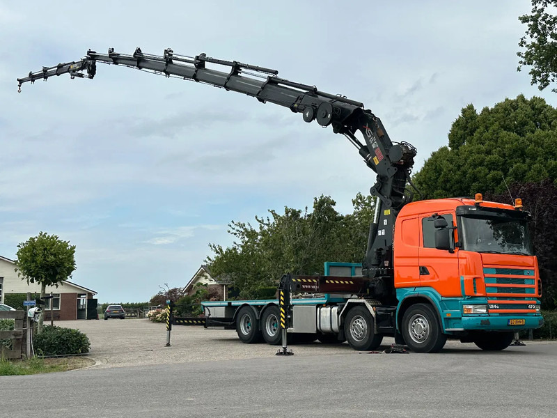 Scania R124-470 8X4!! HIAB70TM/FLY-JIB!!WINCH/LIER!!TOP!! - Darus autó: 3 kép. Scania R124-470 8X4!! HIAB70TM/FLY-JIB!!WINCH/LIER!!TOP!! - Darus autó: 3 kép.