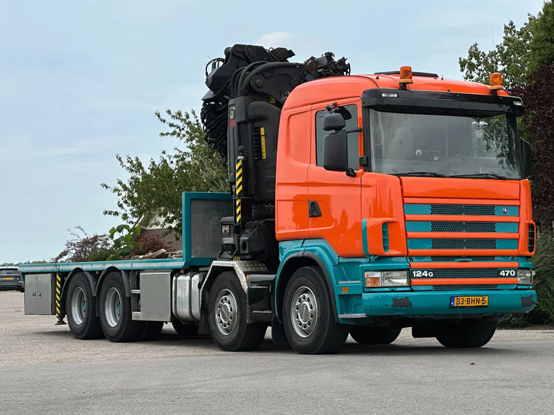 Scania R124-470 8X4!! HIAB70TM/FLY-JIB!!WINCH/LIER!!TOP!! - Darus autó: 2 kép. Scania R124-470 8X4!! HIAB70TM/FLY-JIB!!WINCH/LIER!!TOP!! - Darus autó: 2 kép.