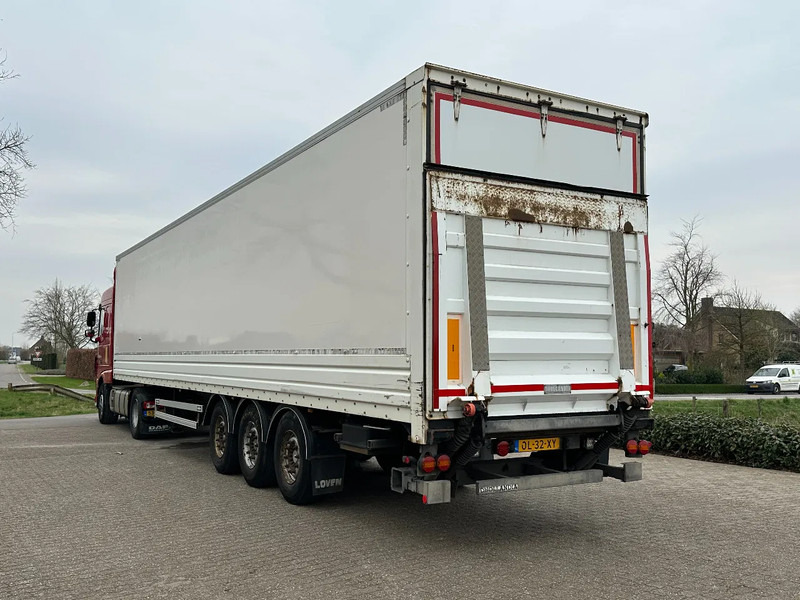 Van Hool 3 assige kasten trailer LBW/LAADKLEP 2500kg - Félpótkocsi dobozos: 3 kép. Van Hool 3 assige kasten trailer LBW/LAADKLEP 2500kg - Félpótkocsi dobozos: 3 kép.