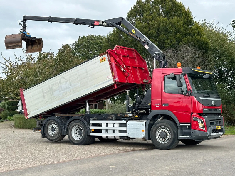 Volvo FMX 330 EURO6!!6X4!!VOORAS AANGEDREVEN!!Z-Kraan/KIPPER!! - Billenőplatós teherautó, Darus autó: 3 kép. Volvo FMX 330 EURO6!!6X4!!VOORAS AANGEDREVEN!!Z-Kraan/KIPPER!! - Billenőplatós teherautó, Darus autó: 3 kép.