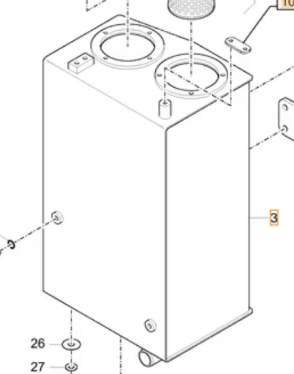 Case 31ML-01017CG - 31ML-01018CG - Hidraulikus tartály - Építőipari gépek: 1 kép. Case 31ML-01017CG - 31ML-01018CG - Hidraulikus tartály - Építőipari gépek: 1 kép.
