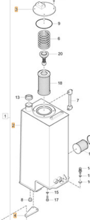 Case 35MK-01511CG - Hidraulikus tartály - Építőipari gépek: 1 kép. Case 35MK-01511CG - Hidraulikus tartály - Építőipari gépek: 1 kép.