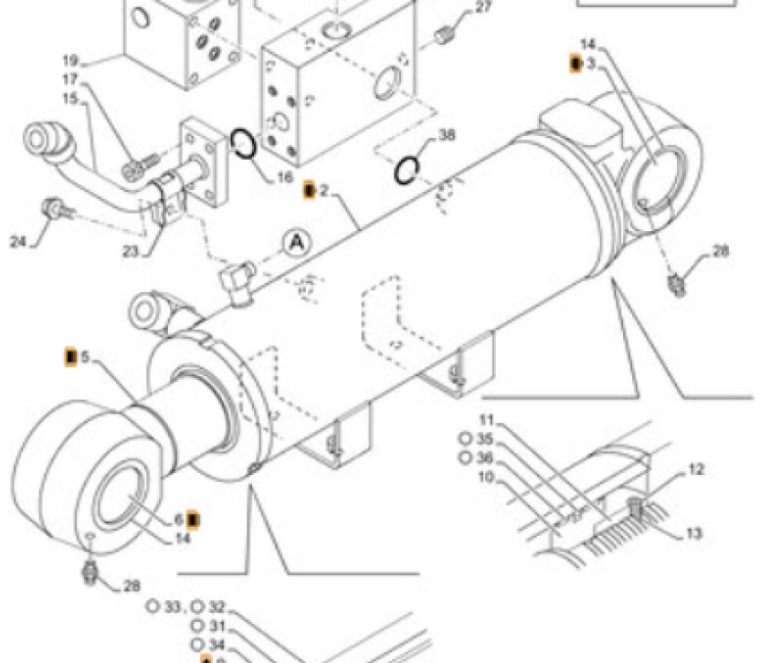 Case 47895787 - KMV18520 - Hidraulikus henger - Építőipari gépek: 1 kép. Case 47895787 - KMV18520 - Hidraulikus henger - Építőipari gépek: 1 kép.
