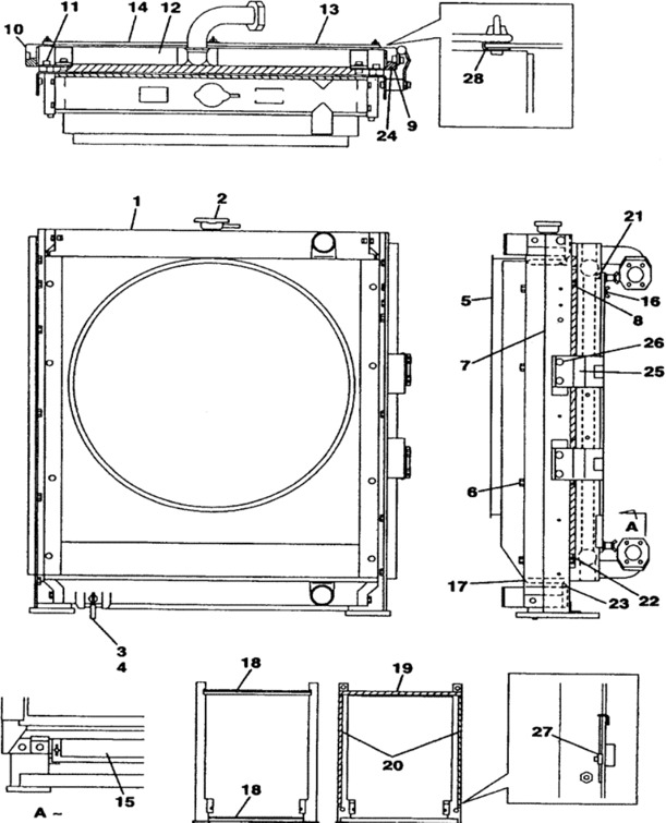 Case KRH1462 - KRH1630 - Köztes hűtő - Mezőgazdasági gépek: 2 kép. Case KRH1462 - KRH1630 - Köztes hűtő - Mezőgazdasági gépek: 2 kép.