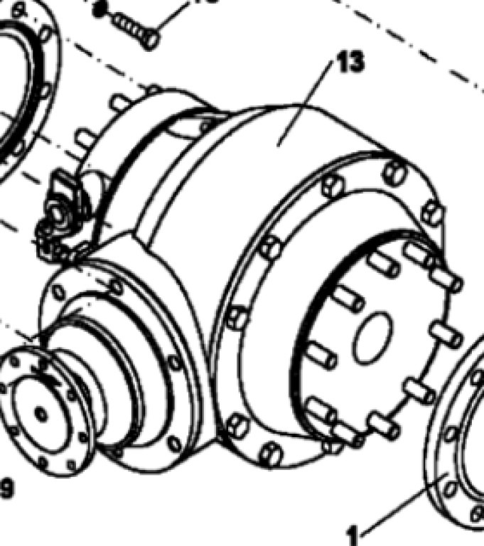 Case ND110664 - Differenciálmű - Mezőgazdasági gépek: 1 kép. Case ND110664 - Differenciálmű - Mezőgazdasági gépek: 1 kép.