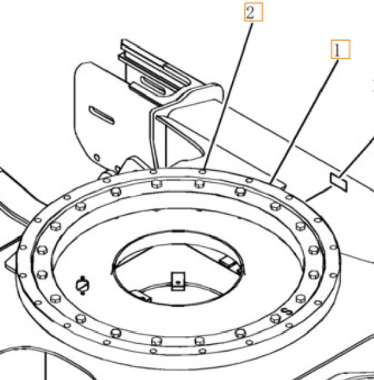 Case PH40F00004F1 - Elforduló gyűrű - Építőipari gépek: 1 kép. Case PH40F00004F1 - Elforduló gyűrű - Építőipari gépek: 1 kép.