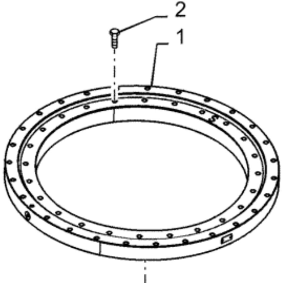 Case PS40F00003F1 - Elforduló gyűrű - Építőipari gépek: 1 kép. Case PS40F00003F1 - Elforduló gyűrű - Építőipari gépek: 1 kép.