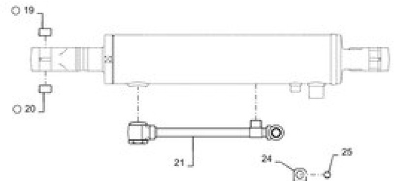 Case PW01V00073F1 - Hidraulikus henger - Mezőgazdasági gépek: 1 kép. Case PW01V00073F1 - Hidraulikus henger - Mezőgazdasági gépek: 1 kép.