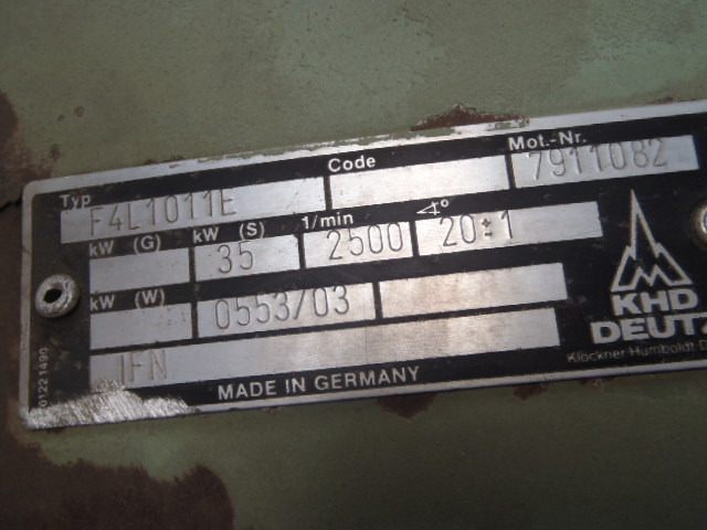 Deutz F4L1011E - - Motor - Építőipari gépek: 5 kép. Deutz F4L1011E - - Motor - Építőipari gépek: 5 kép.