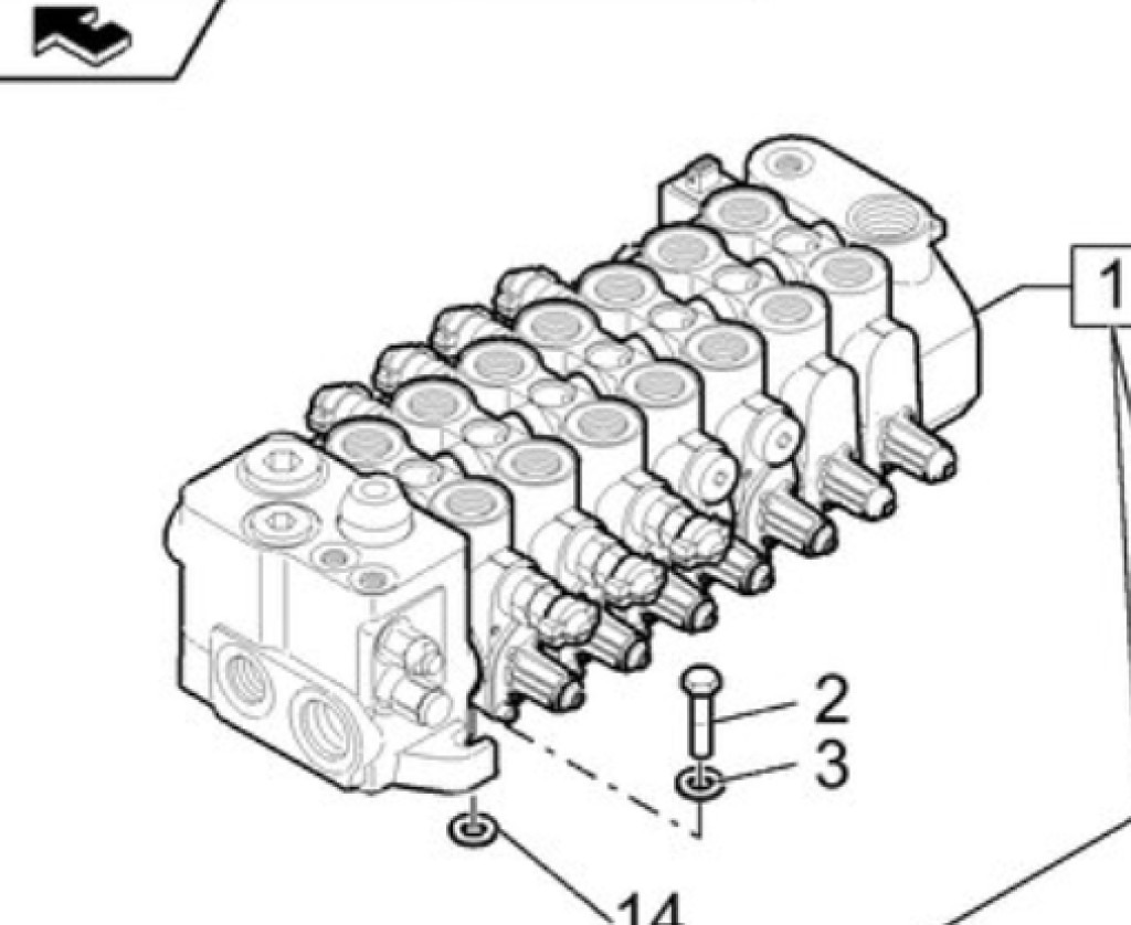 New Holland 84486734 - Hidraulikus szelep - Építőipari gépek: 1 kép. New Holland 84486734 - Hidraulikus szelep - Építőipari gépek: 1 kép.