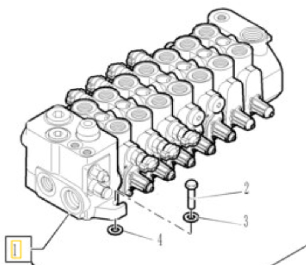 New Holland 87738257 - Hidraulikus szelep - Építőipari gépek: 1 kép. New Holland 87738257 - Hidraulikus szelep - Építőipari gépek: 1 kép.
