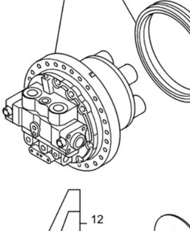 New Holland YN15V00067S017 - Hidraulikus motor - Mezőgazdasági gépek: 1 kép. New Holland YN15V00067S017 - Hidraulikus motor - Mezőgazdasági gépek: 1 kép.