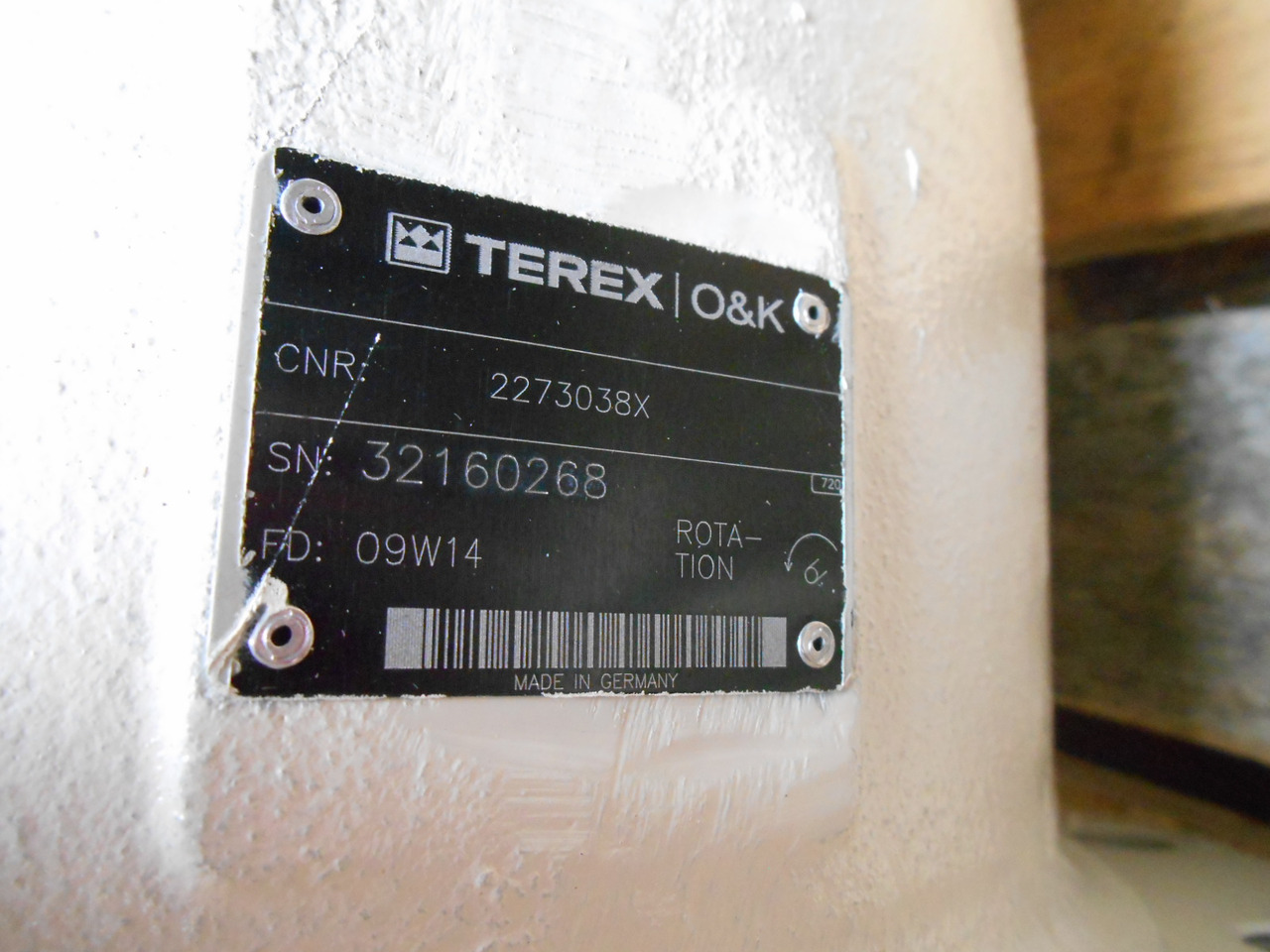Terex O&K 2273038X - 2273038 - Hidraulikus szivattyú - Építőipari gépek: 5 kép. Terex O&K 2273038X - 2273038 - Hidraulikus szivattyú - Építőipari gépek: 5 kép.