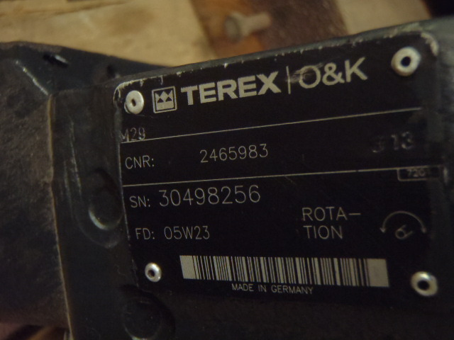 Terex O&K L35B - - Hidraulikus szivattyú - Építőipari gépek: 3 kép. Terex O&K L35B - - Hidraulikus szivattyú - Építőipari gépek: 3 kép.