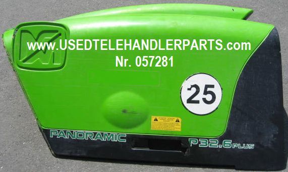 Merlo Nr. 057281 Merlo P 32.6 Merlo P 28.8 - Motorháztető - Teleszkópos rakodó: 1 kép. Merlo Nr. 057281 Merlo P 32.6 Merlo P 28.8 - Motorháztető - Teleszkópos rakodó: 1 kép.