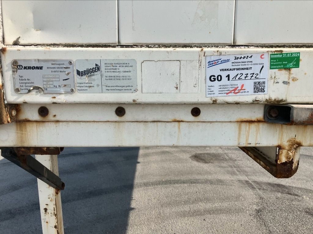 Platós felépítmény Krone Wechselbrücke Pritsche: 7 kép.