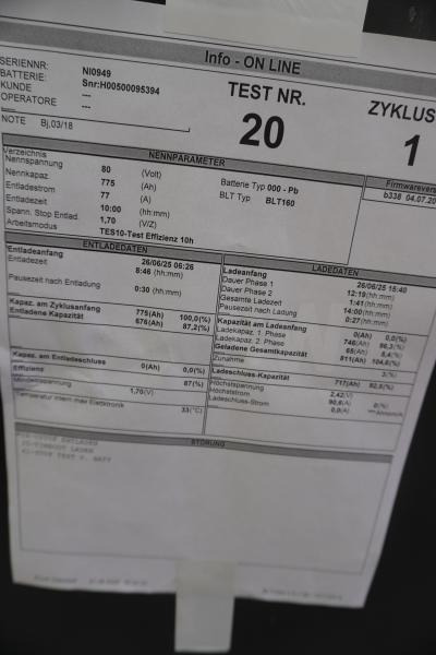 GRUMA 80 Volt 5 PzS 775 Ah - Akkumulátor: 5 kép. GRUMA 80 Volt 5 PzS 775 Ah - Akkumulátor: 5 kép.