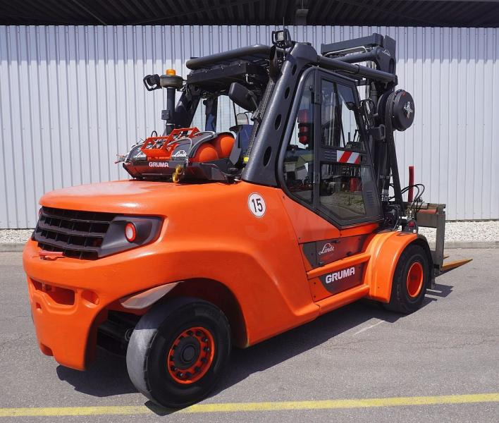 Linde H 80 T/1100 EVO 396-03 - Gázüzemű targonca: 2 kép. Linde H 80 T/1100 EVO 396-03 - Gázüzemű targonca: 2 kép.