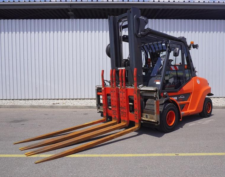 Linde H 80 T/1100 EVO 396-03 - Gázüzemű targonca: 1 kép. Linde H 80 T/1100 EVO 396-03 - Gázüzemű targonca: 1 kép.