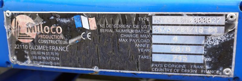 MILOCO MS1124040000027 - Platós pótkocsi: 3 kép. MILOCO MS1124040000027 - Platós pótkocsi: 3 kép.