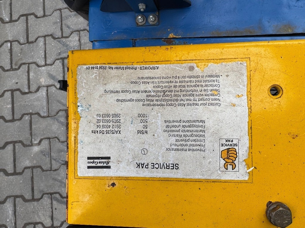 Atlas Copco XAS 35 - Légkompresszor: 4 kép. Atlas Copco XAS 35 - Légkompresszor: 4 kép.