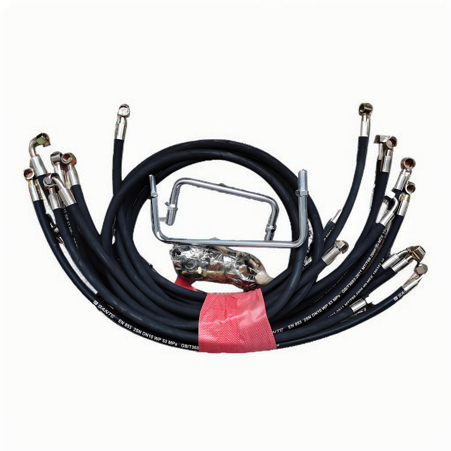 AGT KRW23 Wheel Loader Hydraulic Lines for Replacement - Hidraulika - Gumikerekes homlokrakodó: 2 kép. AGT KRW23 Wheel Loader Hydraulic Lines for Replacement - Hidraulika - Gumikerekes homlokrakodó: 2 kép.