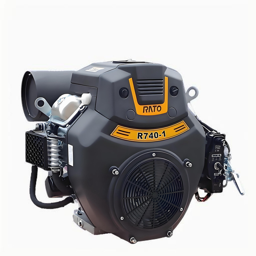 Qingdao Promising RATO R740 Gasoline Engine - Motor - Gumikerekes homlokrakodó: 4 kép. Qingdao Promising RATO R740 Gasoline Engine - Motor - Gumikerekes homlokrakodó: 4 kép.