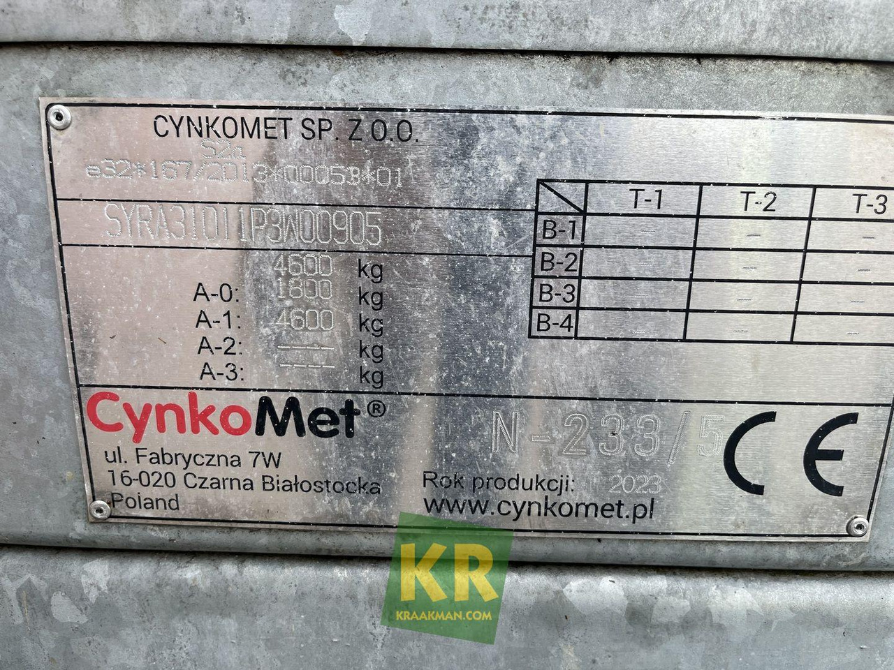 5T mest strooier Agromet - Szervestrágyaszóró: 1 kép. 5T mest strooier Agromet - Szervestrágyaszóró: 1 kép.