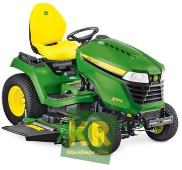 John Deere X590 - Kerti fűkasza: 1 kép. John Deere X590 - Kerti fűkasza: 1 kép.