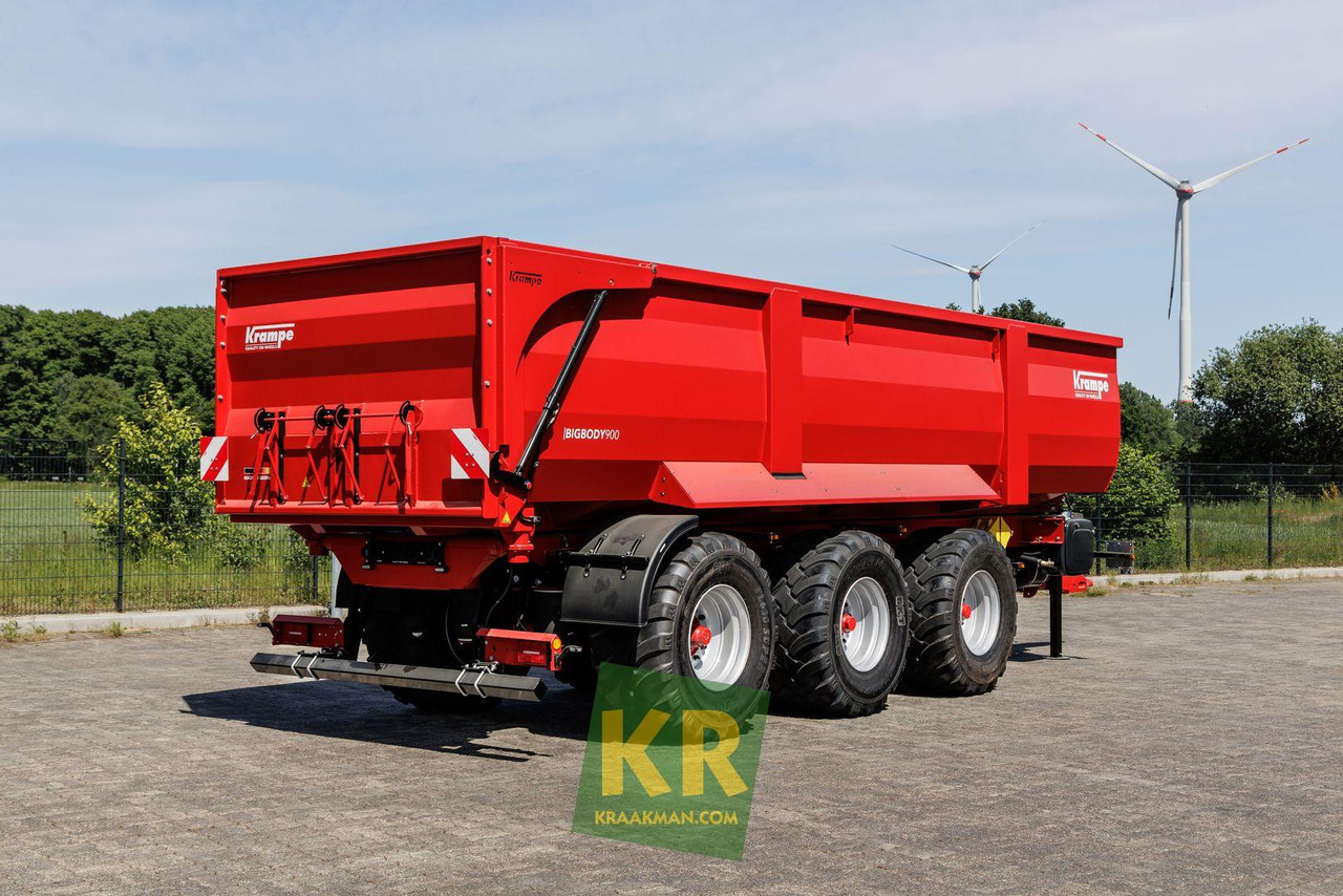 Krampe BIG BODY 900  - Mezőgazdasági billenőpótkocsi: 2 kép. Krampe BIG BODY 900  - Mezőgazdasági billenőpótkocsi: 2 kép.