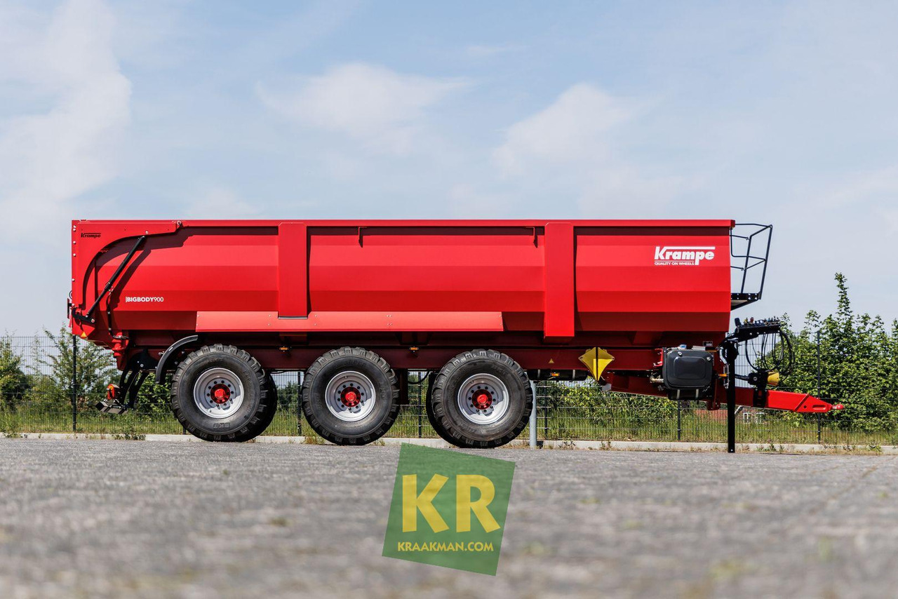 Krampe BIG BODY 900  - Mezőgazdasági billenőpótkocsi: 5 kép. Krampe BIG BODY 900  - Mezőgazdasági billenőpótkocsi: 5 kép.