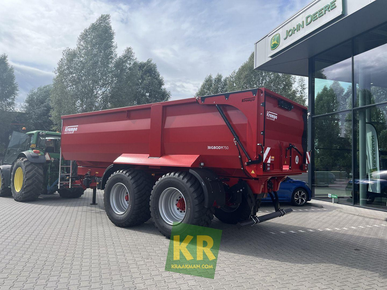 Krampe Big Body 750  - Mezőgazdasági billenőpótkocsi: 3 kép. Krampe Big Body 750  - Mezőgazdasági billenőpótkocsi: 3 kép.