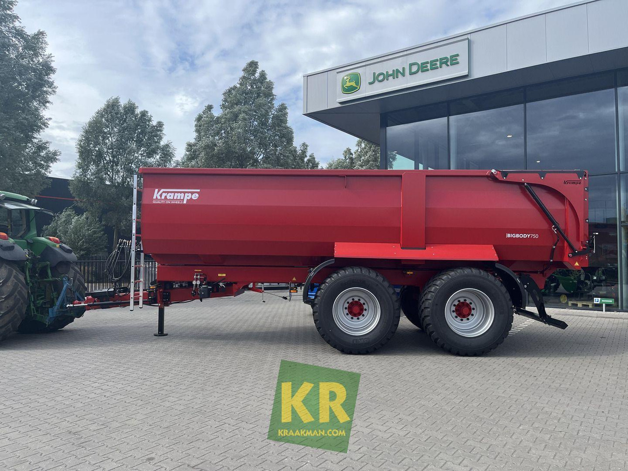 Krampe Big Body 750  - Mezőgazdasági billenőpótkocsi: 2 kép. Krampe Big Body 750  - Mezőgazdasági billenőpótkocsi: 2 kép.