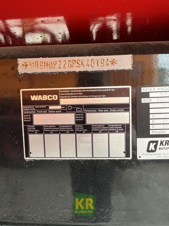 Kröger Overig - Mezőgazdasági billenőpótkocsi: 3 kép. Kröger Overig - Mezőgazdasági billenőpótkocsi: 3 kép.